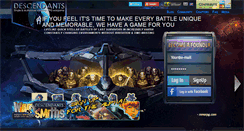 Desktop Screenshot of descendantsgame.com